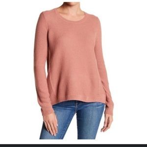 Madewell‎ Riverside Texture Sweater Pink Women's Crewneck Size Small